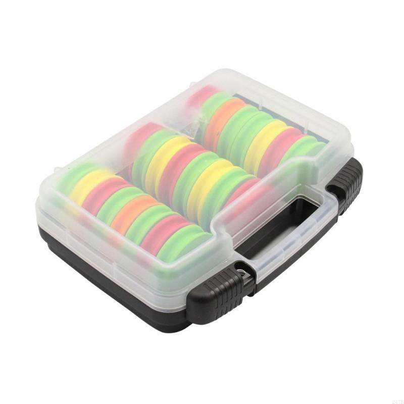 Cutting Board Foam - 24 個の釣り糸収納ホルダー、収納ボックス付きスプーラーワインダー耐久性