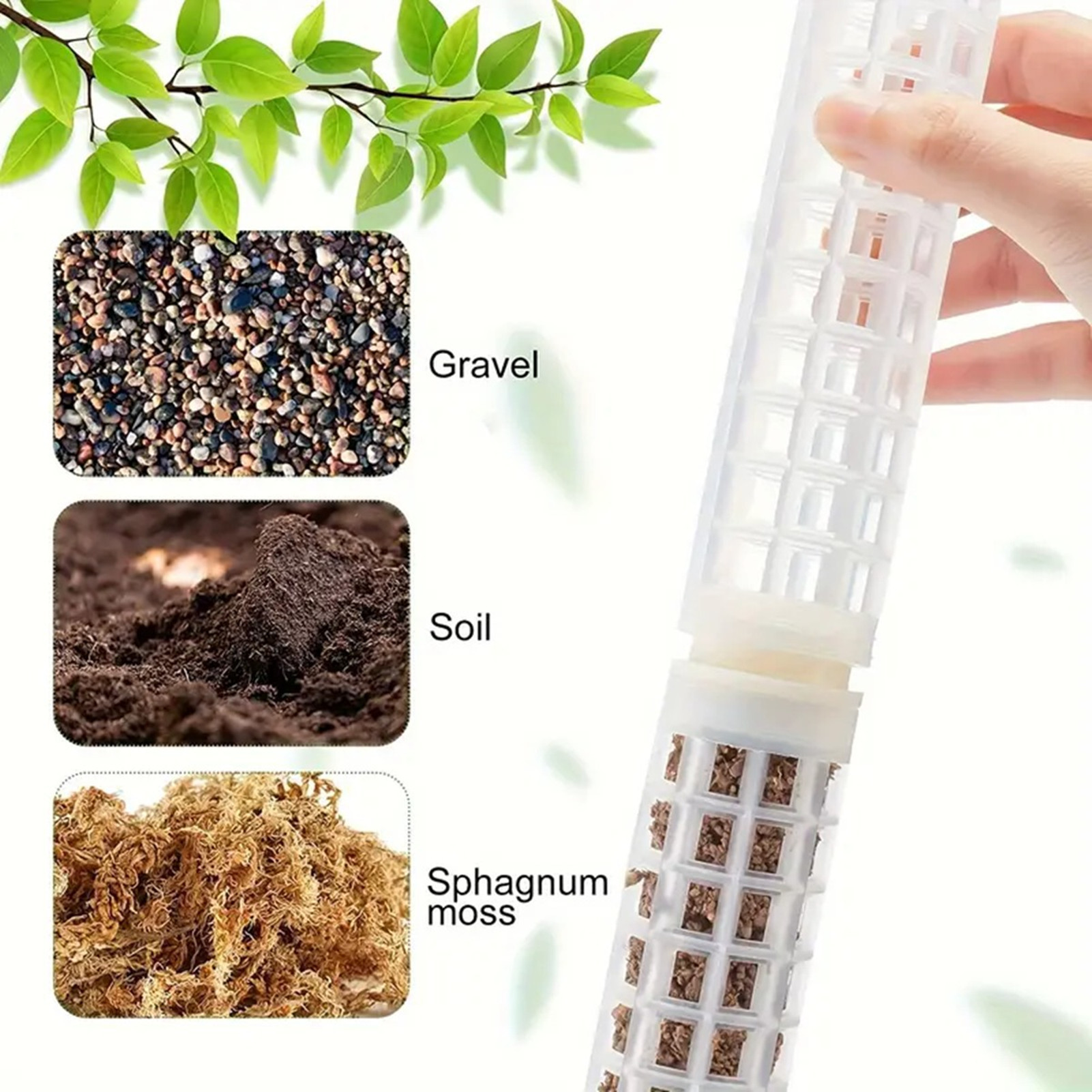 苔ポールプラスチック植物スタンド屋内植物クライミングサポート - Sphagnum Moss Dry のレビューと価格